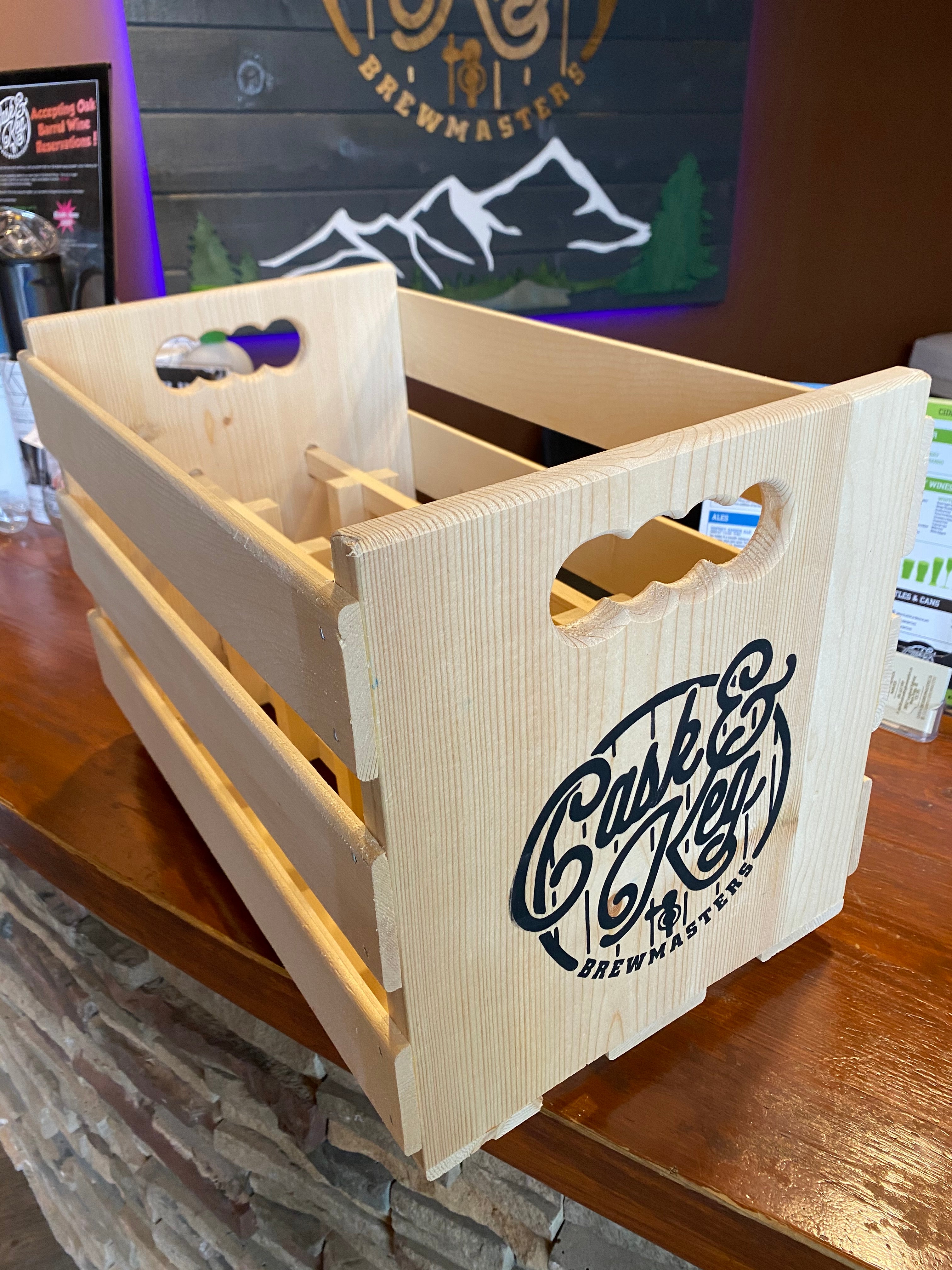 Wooden Beer Crate – Cask & Keg Brewmasters